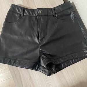 Leather Shorts